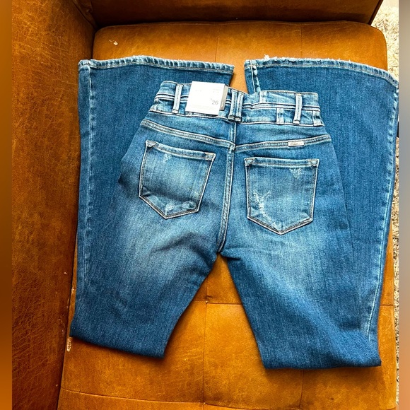 BRAND NEW WITH TAGS. KANCAN FLARE JEANS - Picture 2 of 2